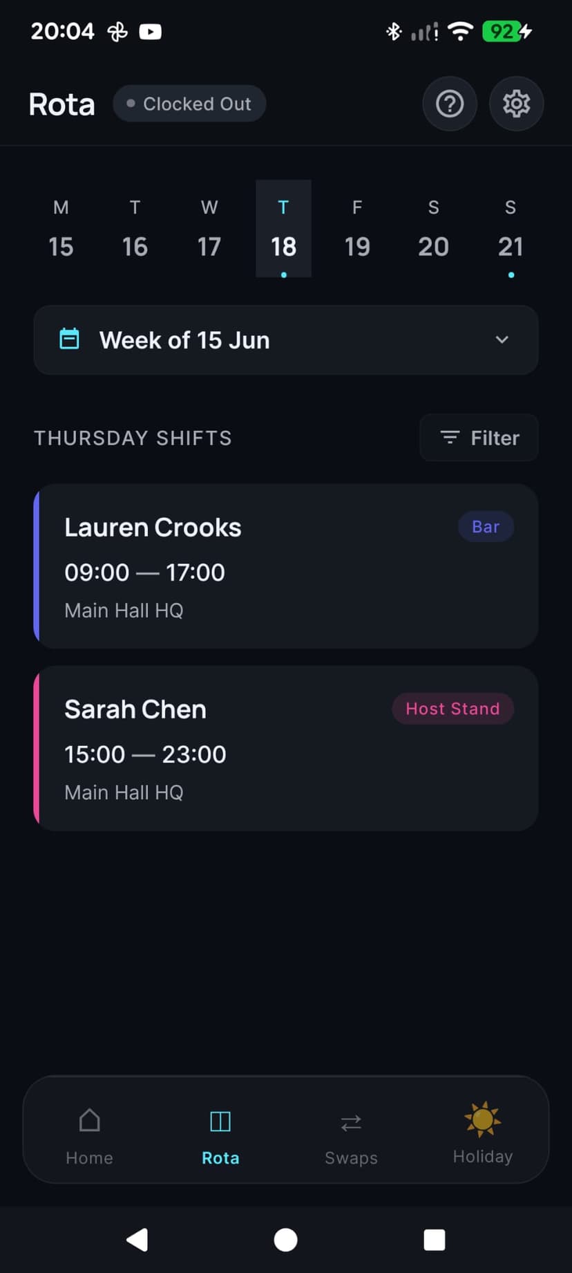 Your team gets notified